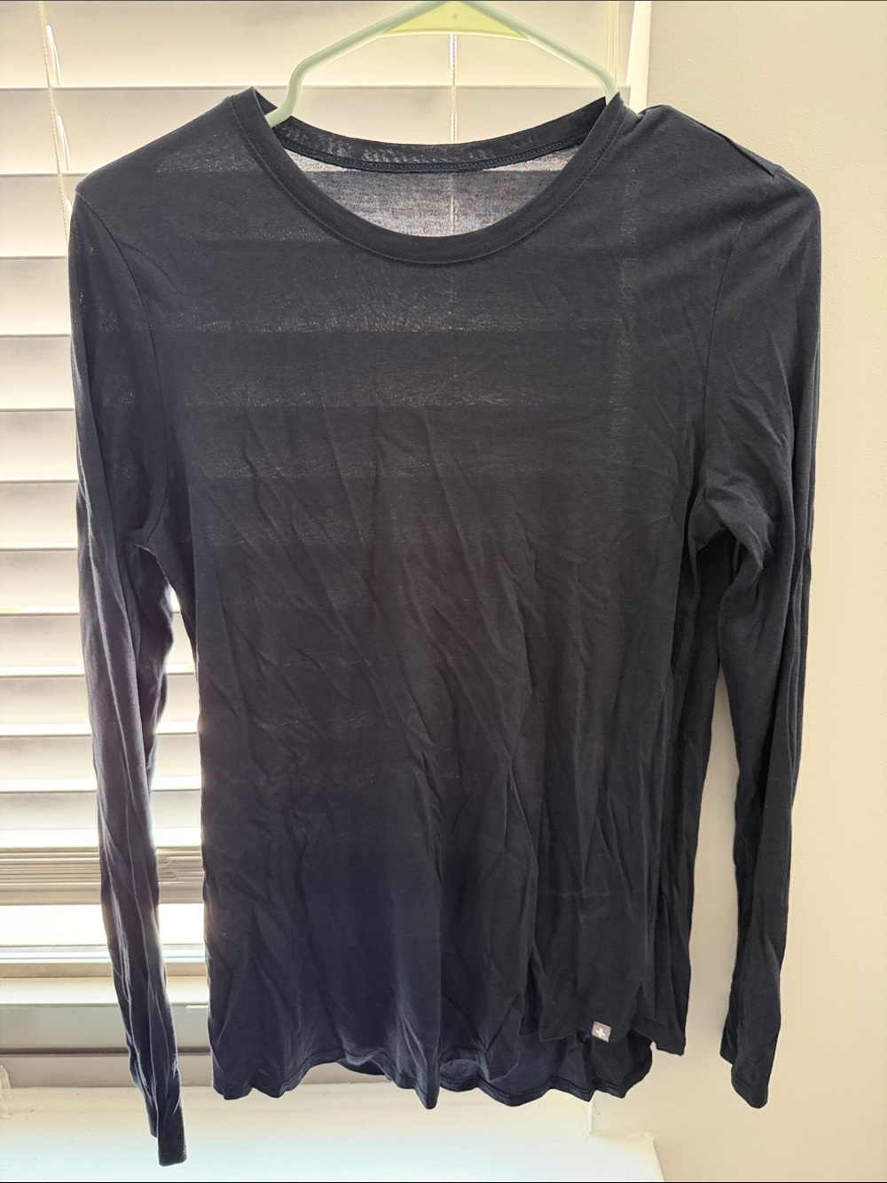 Figs Women's Long Sleeve Tee in Black